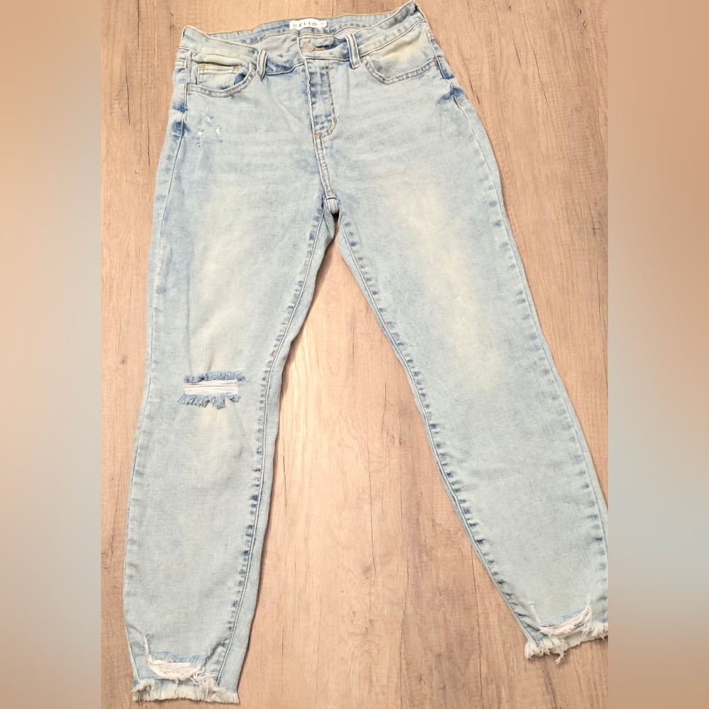 Cello Distressed Skinny Jeans